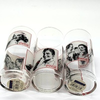 Coca-Cola Luminarc Mirror Mirror Glasses Set of 3 Made in France Collectable