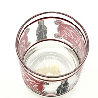 Vintage 1998 Coca-Cola 5c Fountains Bottles Drinking Glass Collectible