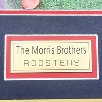 The Morris Brothers Brett Josh Morris Signed Framed Print Sydney Roosters NRL