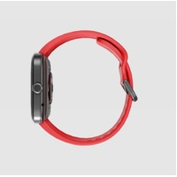 Ryze Evo Smart Watch Dark Grey Red Blue Straps Alexa Fitness Tracker