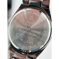 Geoffrey Beene Mens Watch GBA0053GU Black Gunmetal Chronograph Quartz