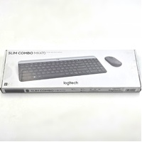 Logitech MK470 Slim Wireless Keyboard Mouse Combo Graphite 