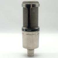 Audio-Technica AT2020 Cardioid Condenser Microphone Silver Limited Edition