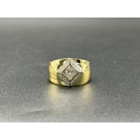 Men’s 18ct Yellow Gold Diamond Ring