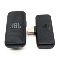 JBL Quantum Stream Wireless USB-C Clip-On Microphone 2.4GHz Black