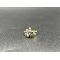 Ladies 18ct Yellow Gold 0.60ct Diamond Ring