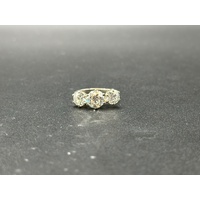 Ladies 18ct White Gold Three Stone Diamond Ring