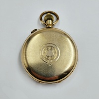 Geneva Watch Case Co Gold Filled Mechanical Hunter Pocket Watch 48mm Non Working