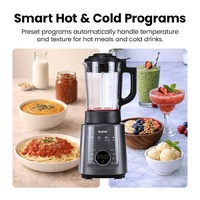 Kleva Mealio Hot & Cold Blender Soup Maker + 2 x 750ml Insulated Flasks