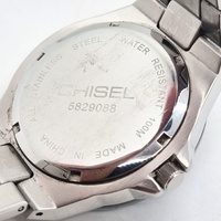 Chisel Mens Watch 5829088 Analogue Quartz Grey Dial Stainless Steel 100M
