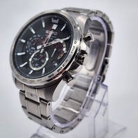 Seiko SSB299P1 Mens Chronograph Watch Black Dial Quartz Tachymeter