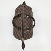 Louis Vuitton Speedy 30 Bandouliere Damier Ebene Brown Handbag + COA