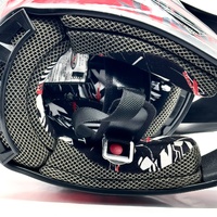 RXT A-727 Shotgun Moto Motocross Helmet Red Black Medium Off-Road MX SG