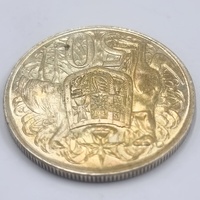 1966 Australian Round 50 Cent Coin 80% Silver Royal Australian Mint Elizabeth II