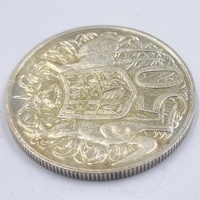 1966 Australian Round 50 Cent Coin 80% Silver Royal Australian Mint Elizabeth II