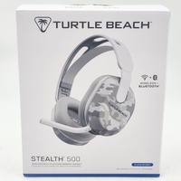 Turtle Beach Stealth 500 Wireless Gaming Headset PS5 PS4 PC Arctic Camo Bluetooth