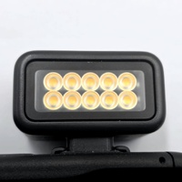 GoPro Media Mod with Light Mod for Hero 9 10 11 12 13 Black Vlogging
