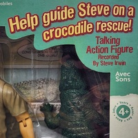 Steve Irwin Talking Action Figure Wildlife Adventure Series Crocodile