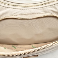 GUESS Gemma Shoulder Bag Women's Taupe Recycled Nylon Handbag EYG839517
