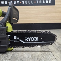 Ryobi 18V ONE+ 8 Inch Pruning Chainsaw R18CHS20 with 2.0Ah Battery and Charger