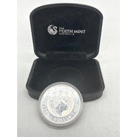 2008 Perth Mint 1oz Gold Gilded Koala 99.9% Silver $1 Dollar Coin Case