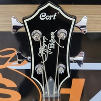 Cort GS Punisher 2 Gene Simmons KISS 4 String Electric Bass Guitar Black with Case