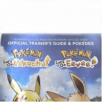 Pokemon Let's Go Pikachu & Eevee Official Guide Pokedex with Stickers & Kanto Map