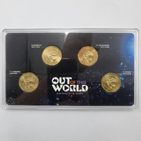 2024 Royal Australian Mint Moon to Mars $1 4-Coin Set Mintmark & Privy Mark
