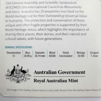 2023 $5 Australian World Heritage Coloured Uncirculated Coin Royal Australian Mint