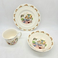 Royal Doulton Bunnykins 3 Piece Children Set Plate Bowl Handle Mug