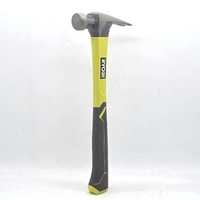 Ryobi 16 oz Claw Hammer RZ2529 Fiberglass Handle Magnetic Nail Holder
