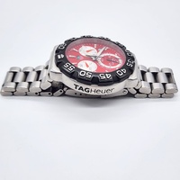 TAG Heuer Formula 1 Chronograph Red Dial 41mm Mens Quartz Watch CAH1112