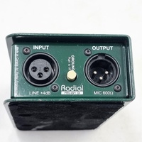 Radial Engineering ProAV1 Passive Multimedia DI Direct Box 1 Channel Mono XLR RCA