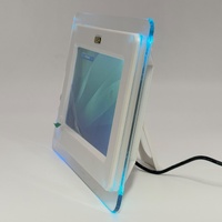 Nesa 7 Inch Digital Photo Frame DPF-07018F White Acrylic Desktop Display
