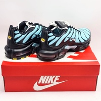 Nike Air Max Plus TN Aqua Silver Black Mens US 9 Sneakers CV8838-400 With Box