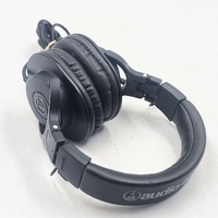 Audio-Technica ATH-M30x Studio Monitor Headphones Wired Over-Ear Black with Adapter