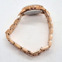 Elite 5081077 Ladies Watch Rose Gold Tone Crystal Bezel Dial Tin Box
