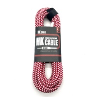 HK Cable 10M Guitar Leads 1/4 inch 6.5 mm mono phono jack (New)