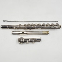 Armstrong Flute With Hard Case Preowned Silver Tone Closed Hole Flute