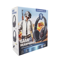 Gaming Headphones 3.5mm Over ear + Built in Microphone GM-002  (New)