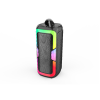 DJ Powered Karaoke Party Bluetooth Super Bass 4 Inch 25W Speaker RGB Light