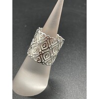 Hearts and eyes designed Tube Ring 925 solid Sterling Silver 9 Grams [size: 6/52]