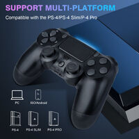 DoubleShock 4 Wireless Controller Compatible for PS4 PlayStation 4 Gamepad [Colour: Black]