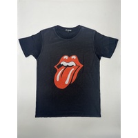 Start me Up Lips T-Shirt Rock n Roll Urban Fashion Street Wear Black Size: M/L/XL/2XL [Size: M - 40in/102cm Chest]
