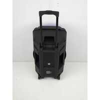 Bluetooth Karaoke Party Speaker 12 inch on wheels + Mic USB TF card Remote Control NEW