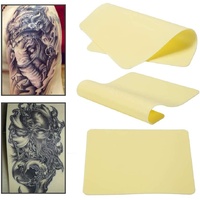 5 x Tattoo Practice Skins - Double Sided Blank 19cm x 14.5cm Makeup AUS Seller 