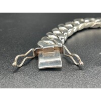 Mens 925 Sterling Silver Curb Link Bracelet (NEW)