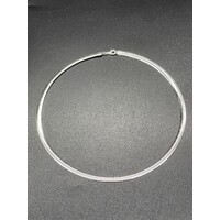 Ladies 925 Sterling Silver Snake Link Necklace NEW