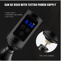 YILONG S2 Wireless Rotary Tattoo Pen Kit Machine Set 20 Needles Ink Supply