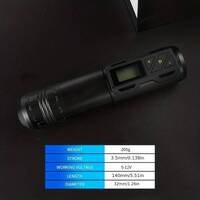 Wireless Tattoo Pen Aluminium Cordless Rotary Machine Kit (NEW)